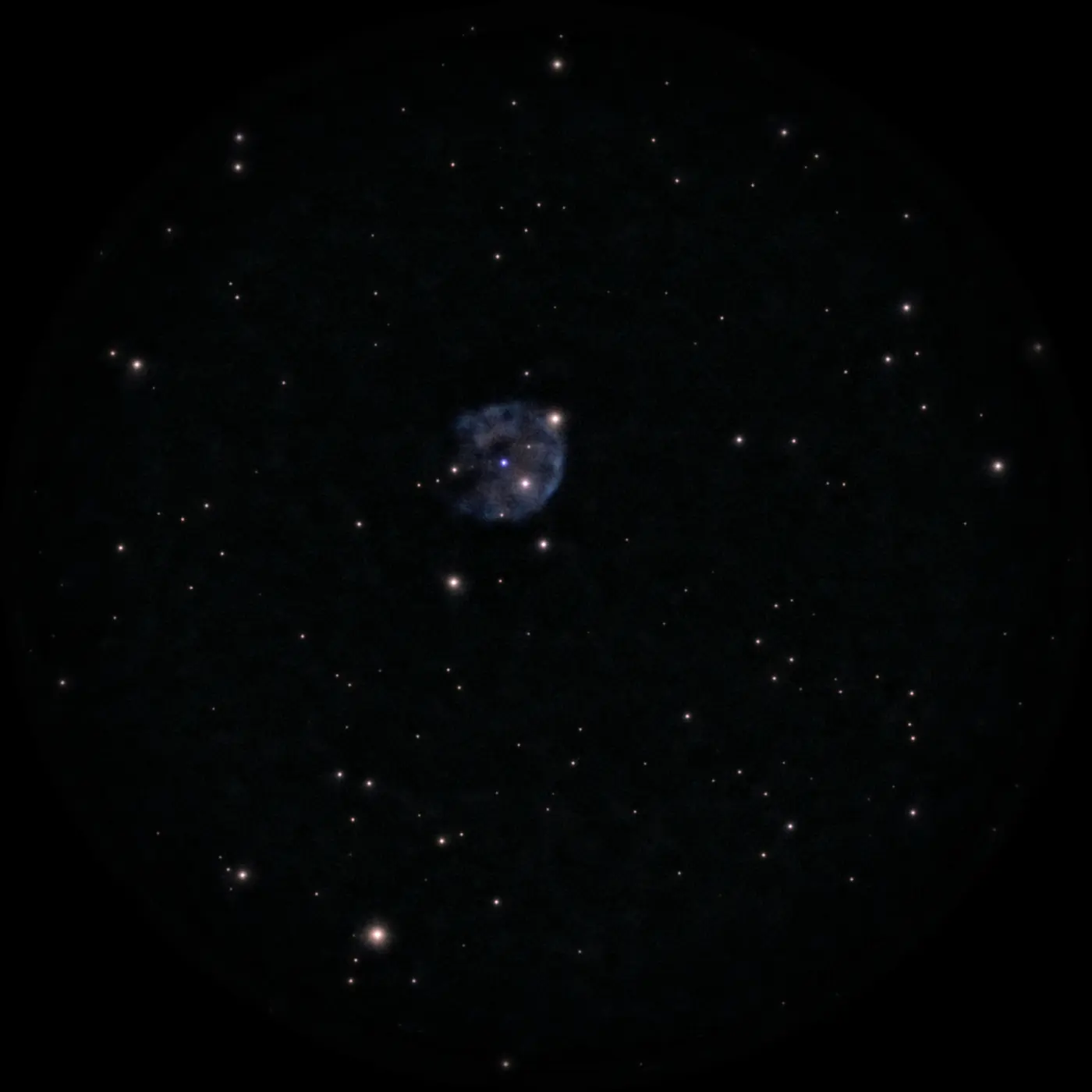 Nébuleuse du Crâne, NGC 246, 9 min di posa più lunga