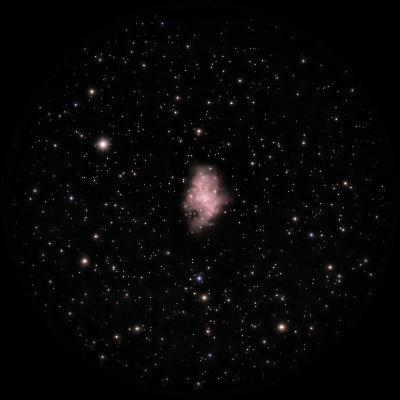 Nébuleuse du Crabe, M1, 15 min de exposición más larga