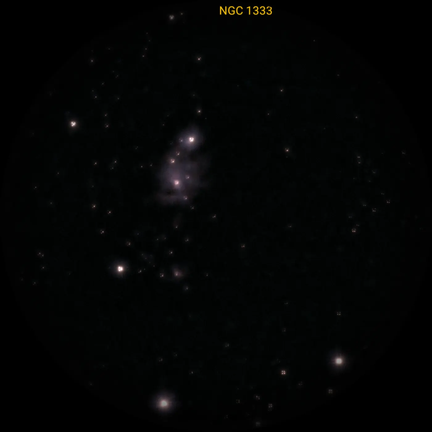 Nébuleuse par réflexion, NGC 1333, 23 min di posa più lunga