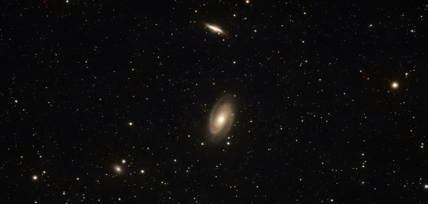 Galaxies de Bode et du Cigare, prise du 8 April 2026, 1h 11 de pose
