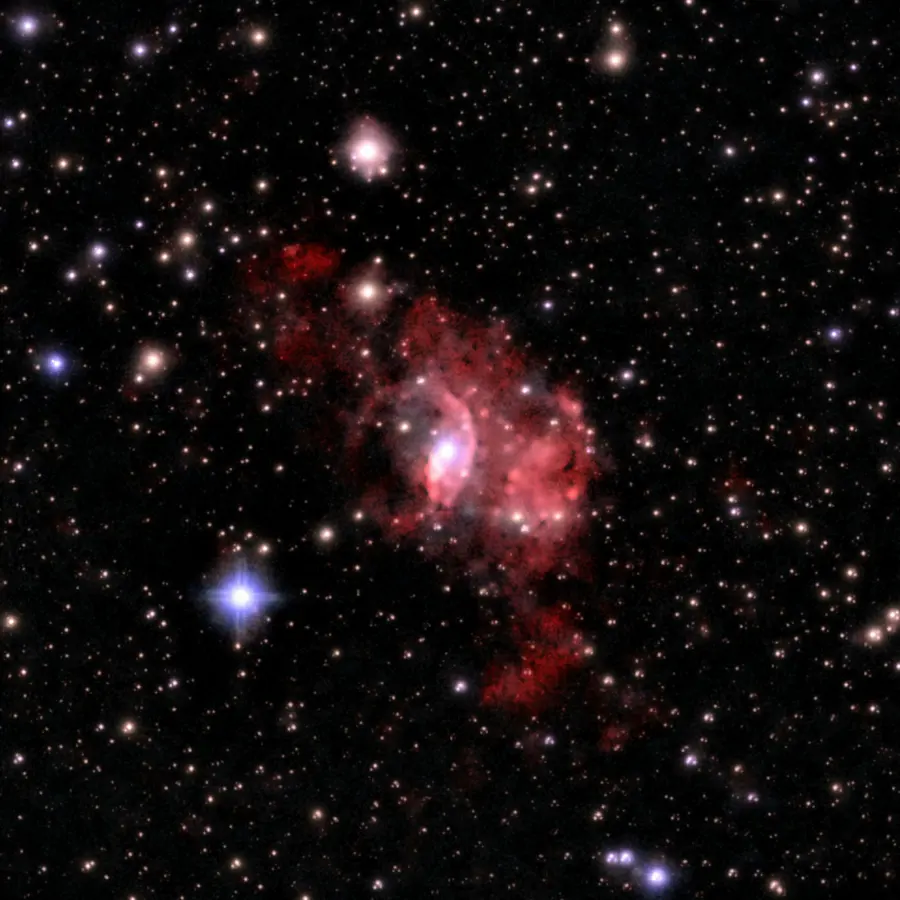 NGC 7635, Nébuleuse de la Bulle, in the constellation Cassiopeia