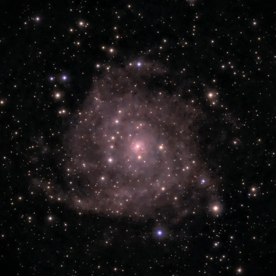 IC 342, Galaxie Cachée, in the constellation Camelopardalis
