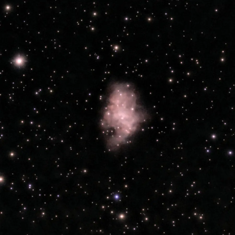 M1, Nébuleuse du Crabe, in the constellation Taurus