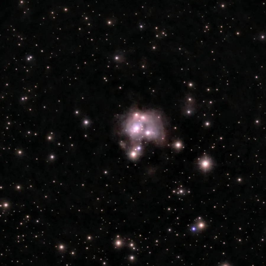 NGC 7129, Amas et nébuleuse par réflexion, in the constellation Cepheus