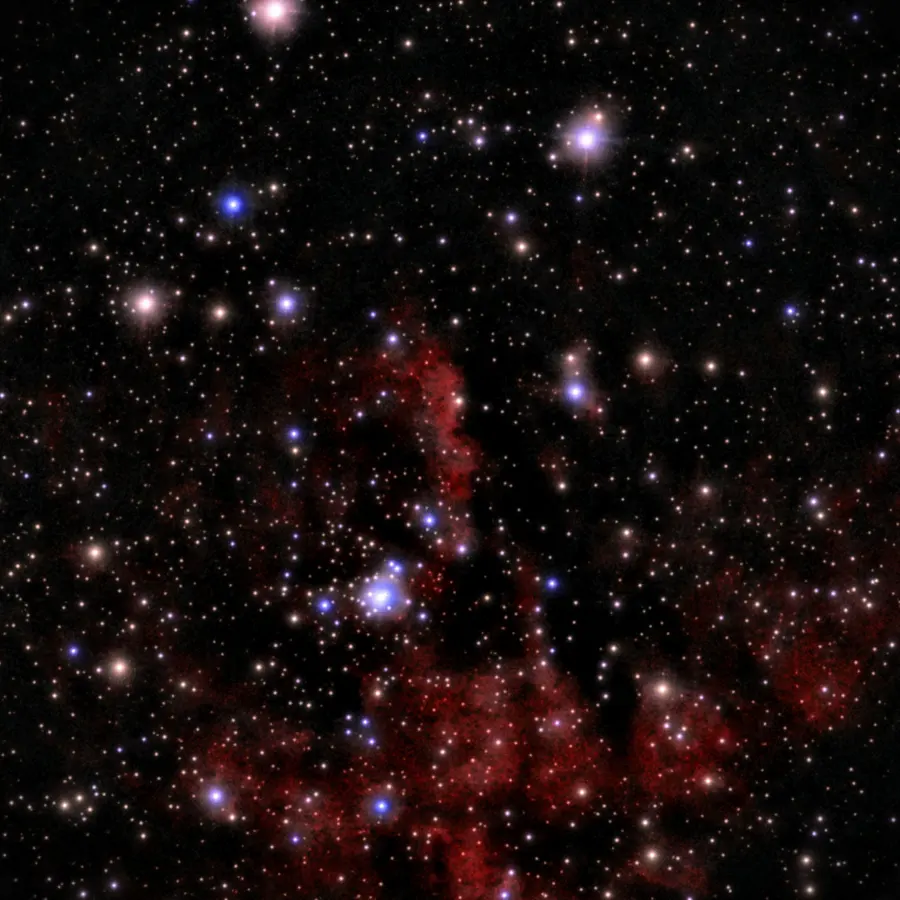 NGC 281, Nébuleuse Pacman, in the constellation Cassiopeia