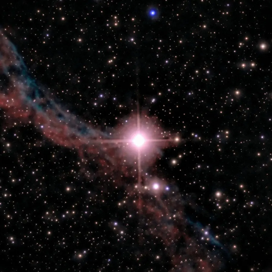 NGC 6960, Dentelles du Cygne, voile ouest, in the constellation Cygnus