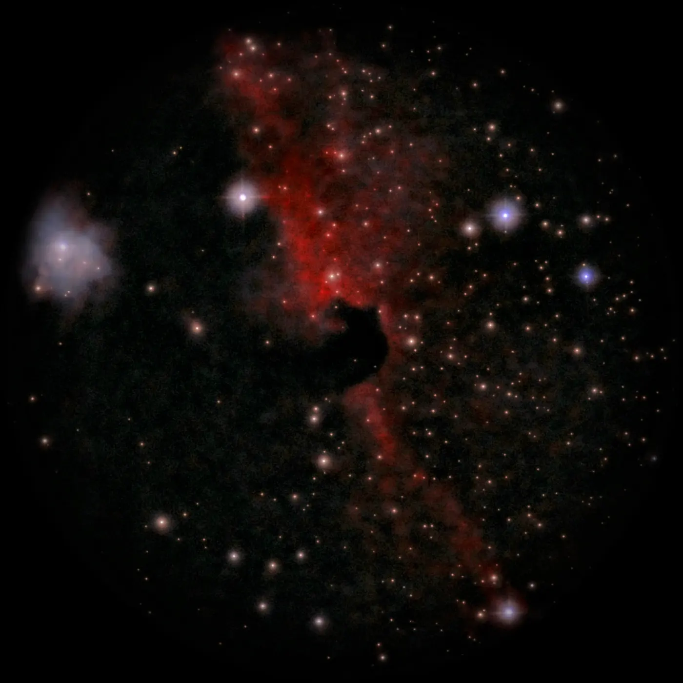 IC 434, Nébuleuse de la Tête de Cheval, dans la constellation Orion