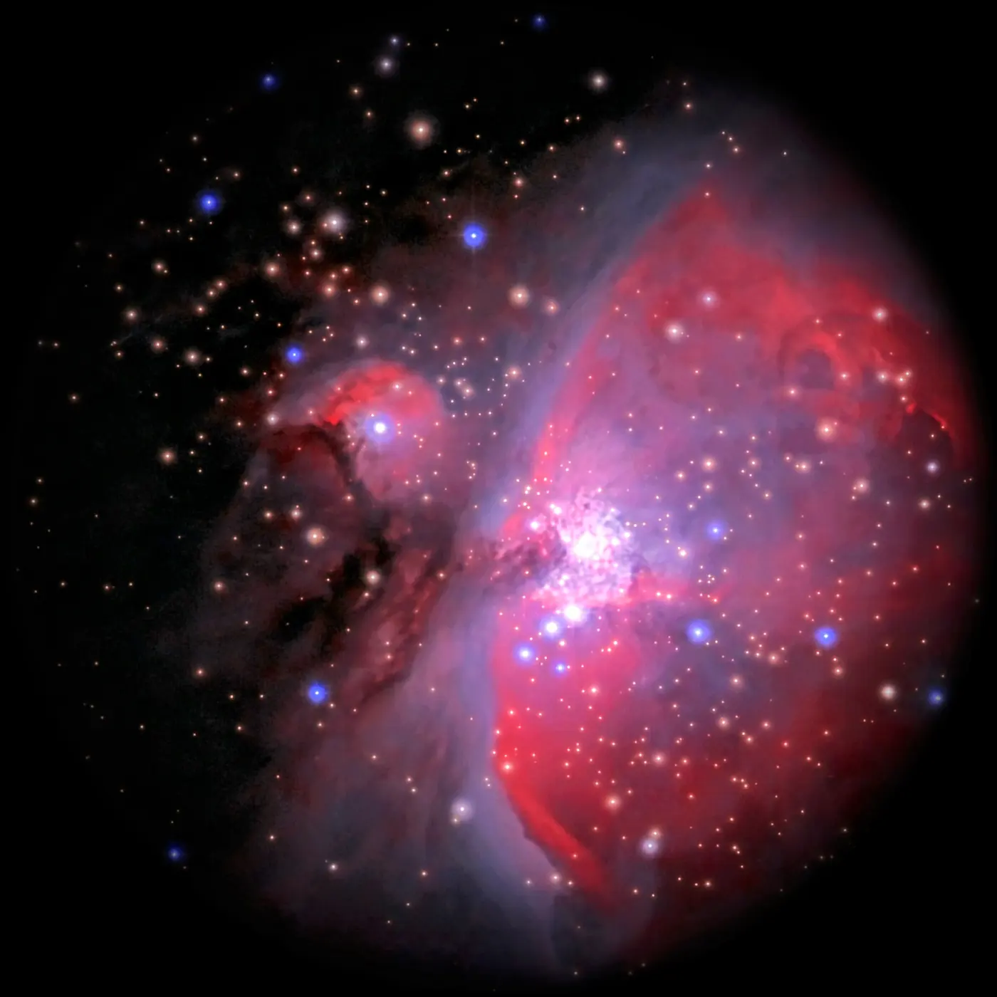 M42, Grande Nébuleuse d'Orion, dans la constellation Orion