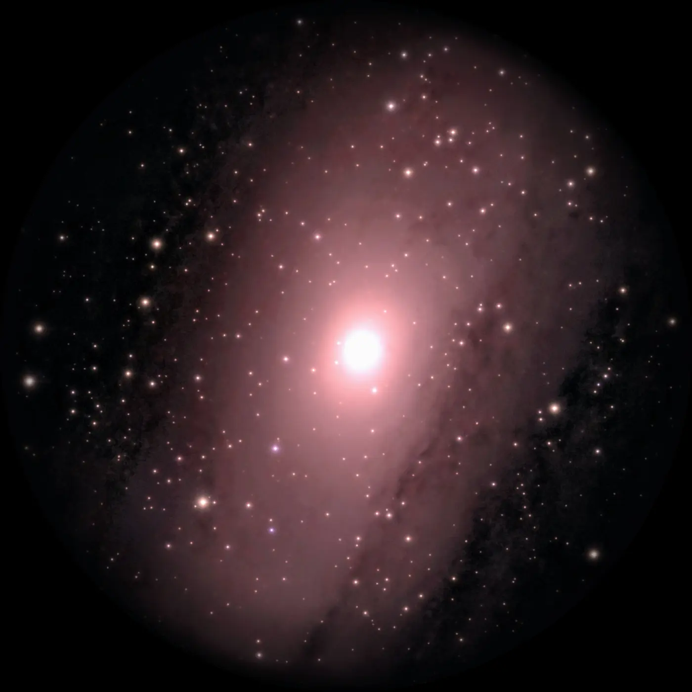 Galaxie d'Andromède, prise du 04/11/2024, 12 min de pose