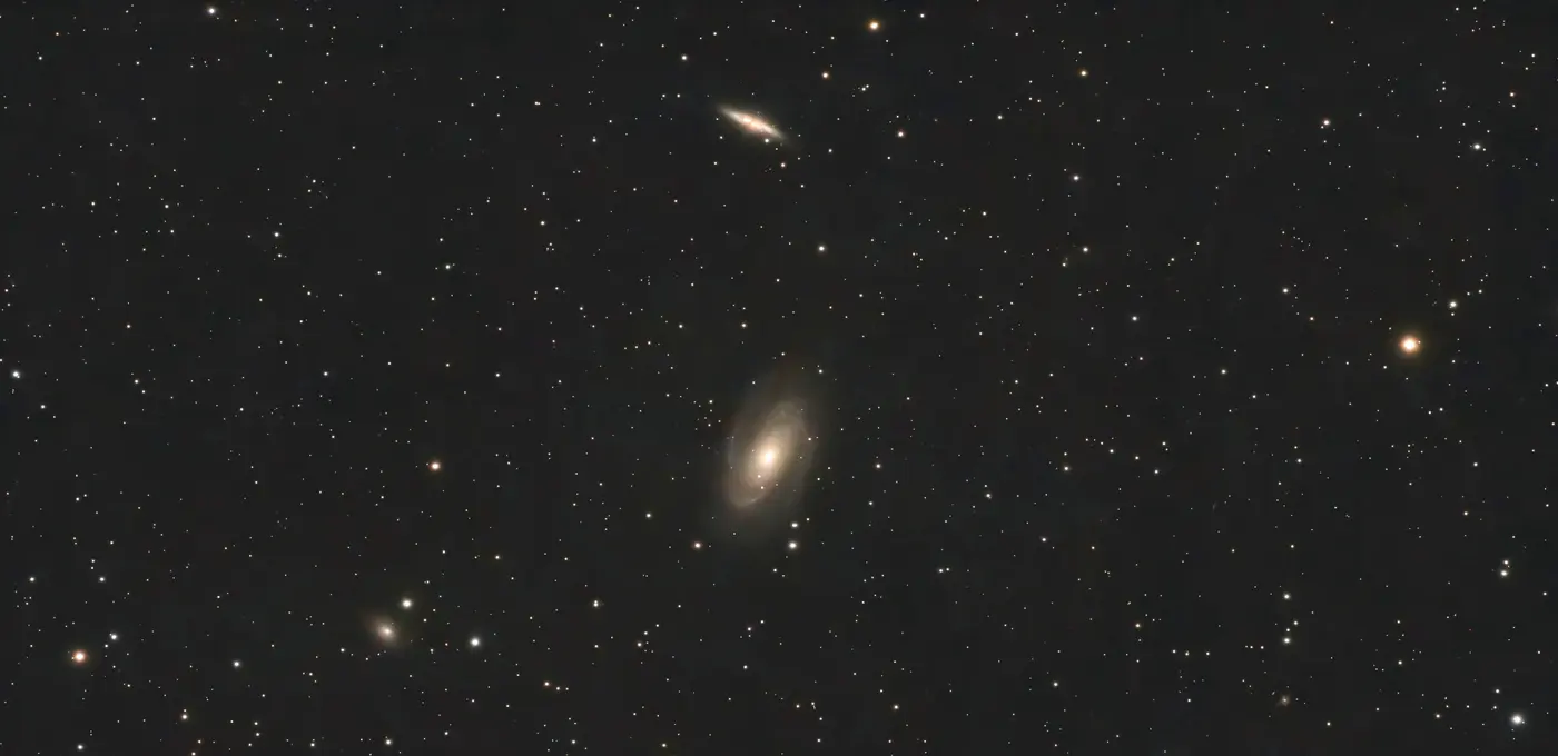 M81 · M82, Galaxies de Bode et du Cigare, dans la constellation Grande Ourse