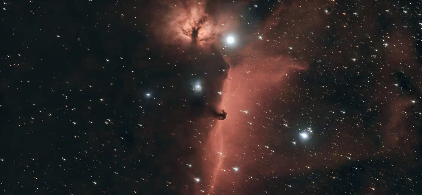 La Flamme et la Tête de Cheval, prise du 18/03/2026 00:28, 1 h 36 de pose, export 2 sur 2